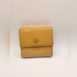 Chanel Vintage Caviar Leather  Bifold Wallet